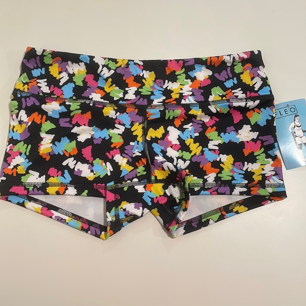 NWT Fleo Bright Dash Shorts